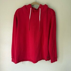 ❇️Peace Love World Red 'Love' Patch Hoodie 2 for $22❇️